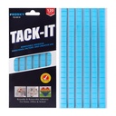 Feosky Adhesive Poster Sticky Tack Putty, Reusable and Removable Adhesive Putty, 120PCS, Mounting Putty for displaying Wall Paintings, Museum Art Photography, Picture, Crafts (Blue, Pack of 1)