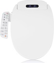 TooCust Bidet Toilet Seat Elongated - Electronic Heated Toilet Seat Elongated with Dryer and Warm Water, Temperature Controlled Wash, Smart Touch Panel, Nightlight, Elongated Toilet Seat Slow Close