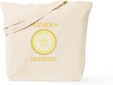 CafePress Lemon Meringue Tote Bag Reusable Natural Beige Canvas Shopping Bag