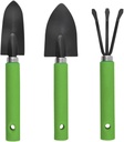 Gardening Tool Kit – Iron Shovel, Small Rake, and Hoe for Flower Planting