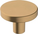 Amerock | Cabinet Knob | Champagne Bronze | 1-3/8 inch (35 mm) Diameter | Versa | 1 Pack | Drawer Knob | Cabinet Hardware