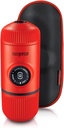 WACACO Nanopresso Portable Espresso Maker Bundled with Protective Case, Mini Travel Coffee Machine, Perfect for Camping, Travel Thanksgiving Christmas Coffee Present (Elements Lava Red)