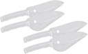 Ciieeo 4Pcs Multi Function Ice and Food Scoop Versatile Plastic Shovels for Ice Cubes Pet Food and Grains Convenient Kitchen Tools for Home Supermarkets and Bars