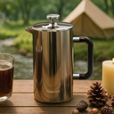 1L/34 Oz French Press Coffee Maker,304 Stainless Steel Coffee Press,Durable & Easy Clean,Leak-Proof Design,Prensa Francesa Para Cafe for Home,Office,Camping