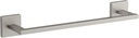 Kohler 23286-BN Square 12" Towel bar, Vibrant Brushed Nickel
