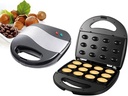 12 Walnut Cookie Maker, Non Stick Double Sided Walnut Cookie , Electric Oreshki Maker for Home for Breakfast Us Plug 110V
