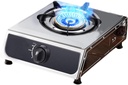 Household Single Burner,Tabletop Stainless Steel Gas Stove,Thermocouple Protected for Easy Cleaning(LPG)(NG) (Size : NG)
