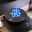 Heat Diffuser for Gas Stove Heat Distribution Plate for Solo Stove, Thickening Heat Diffuser for Simmering Milk Coffee Cookware, Fire Pit Heat Deflector Round w/Handle