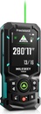 MILESEEY S50 Green-Beam Laser Distance Measure - 400ft Laser Measure, P2P, Side-Laser Alignment, Rechargeable, 2.4" IPS Backlit Display, Area/Volume Measurement, 8 Units, Indoor&Outdoor
