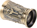 Vintage Copper Wine Cup Small Reusable Drinking Glass Retro Egyptian Style Cocktail Shot Glass for Whiskey and Water Lightweight Decorative Barware for Weddings and Banquets