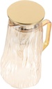 DOITOOL Elegant Water Pitcher Thickened Infuser Jug for Iced Tea Juice Beverages Thermal Shock Resistant Stylish Design for Home Decor