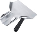 French Fry Bagger,Stainless Steel Commercial Popcorn Scoop Food Shovel Snacks Ice Candy Desserts Dry Goods Potato Chip Serving Scooper for Cinemas (Assorted Color)