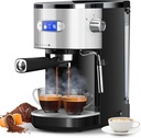 COWSAR Espresso Machine 20 Bar, Semi-Automatic Espresso Maker with Milk Frother Steam Wand, 45 OZ Removable Water Tank for Cappuccino, Latte, Home