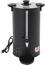 15L/4Gal Stainless Steel Coffee Urn, 1500W Electric Coffee Maker Pot with Water Gauge, Insulated Hot Water Dispenser, Drink Beverage Dispenser for Tea Hot Chocolate, Commercial/Household
