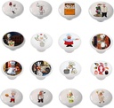 Set of 16 International Chefs Designs Drawer/Cabinet Knobs