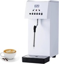 Automatic Milk Frother Machine,2500W 6L Commercial Steam Boiling Water Frothing Machine,5-Temp Settings,Fast Foaming in 2 Mins,LED Display,Fast Heating for Coffee,Milk,Milk Tea