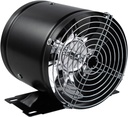 ventilation fan Window Duct Air Ventilation Blower with Mounting Base and Protection Mesh, 6/7/8 Inch Ventilator Booster Extractor for Toilet Kitchen Industrial Fan ventilating fan(Size:8inch)