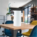 Electric Kettle Thermal Carlarge Capcaity 1L Kettle Hot Household Coffee Pot Vacuum Insulation Hot Coffee Cartea Pot Insulation Kettle Tea Kettle/White