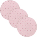 3 Pcs Trivet Mat Set for Hot Pots and Pans 15in Cotton Thread Weave Heat Resistant Mat for Crock Pot Farmhouse Kitchen Decor Cartoon Cute Red Valentine Love