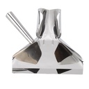 Stainless Steel French Fries Shovel, Multipurpose Metal Popcorn Scoop French Fry Popcorn Scoop for Snacks Desserts Home Cinemas Buffet