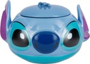 Stitch Official Licensed Disney Cookie Jar with lid, 5.9in tall Vibrant Blue Ceramic Snack Jar for Kitchen Counter or Playroom, Idea Gift for Lilo & Stitch Fans Collectable Cartoon for Kids and Adults