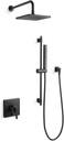 Kohler K-26273-G-BL Honesty Shower Kit with Showerhead, Handshower, and Trim, 1.75 gpm, Matte Black