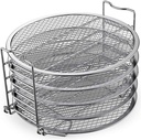 JSEIAJB Dehydrator Rack Stainless Steel Stand Accessories Compatible with for Ninja Foodi Pressure Cooker and Air Fryer