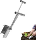 Garden Bulb Planter,Plant Seedling Transplanter,Stainless Steel Fruit Tree Transplant Drilling Tool,Bulb Planter Tool,Small Seed Planter Tool for Digging Holes to Transplanting