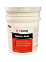 Tenon Refractory Mortar - High Temperature Mix for Fireplaces, Fire Pits, Chimneys, Parging, Brick, Clay, and More, White in Color, High Heat Resistance, Up to 2550°F (1, 50 Pounds)