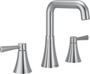 Moen Ronan Chrome Two-Handle Widespread Modern Double Bend Bathroom Faucet, Valve Included, 84026
