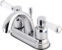 Kingston Brass KB8611DPL 4 in. Centerset Bathroom Faucet, Polished Chrome