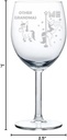 MIP Brand Wine Glass Goblet Grandma Superstar Unicorn Funny Grandmother (10 oz)