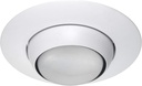 NICOR Lighting 6 inch White Recessed Eyeball Trim Designed for 6 inch Housings (17506WH)