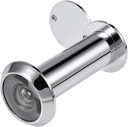 uxcell Door Viewer, Solid Brass 220-degree Door Viewer Peephole with Cover for 2-1/4 to 3-1/2 Inch Thick Door, Polished Chrome Finish