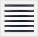 BUILDMART - 12x12 MUD-in Air Vent Cover - Drywall MUD in White Air Vent - MUD Linear Slot Diffuser - Register Grille for Ceiling and Walls - Texas Buildmart