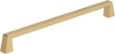 Amerock BP55283CZ | Champagne Bronze Cabinet Pull | 10-1/16 in (256 mm) Center-to-Center Cabinet Handle | Blackrock | Drawer Pull | Kitchen Cabinet Handle | Furniture Hardware