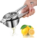 CCKO Lemon Squeezer Stainless Steel Manual Juicers Max Extraction Lemon Lime Squeezer Heavy Duty Citrus Juicer Hand Press Fruit Juicer