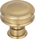 Atlas Homewares A100-WB Oskar Collection Knob, Warm Brass