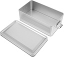 2352a Blank Silver Tinplate Storage Box Vintage Multi-purpose Candy Container Lid for Treats Snacks and Party Favors and Lightweight Design for Easy Organization