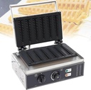 1550 w/1750 w Electric Lolly Stick Waffle Maker - 4/6pcs Pine Tree Waffle Capacity,for Snack Bars Restaurants Food Trucks 6Slice