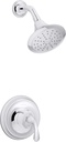 KOHLER Forté Sculpted Rite-temp Shower Trim with 1.75 Gpm Showerhead