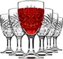 Godinger Cordial Glasses, Stemmed Drinking Glasses, Liquor Glasses - Dublin Collection, Set of 4