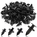 Plastic Rivets, 120pcs Plastic Push Pin Clips Body Rivets Compatible with UTV ATV Motorcycle M6 M7 M8 Retainer Fastener Replace 7661855 Fits for Polaris Honda Kawasaki Suzuki Yamaha