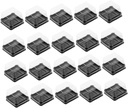 Healifty 150 Pcs Moon Cake Boxes Dessert Containers with Sealed Lid Small Cake Holders for Party Bakery and Homemade Desserts