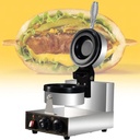 Commercial Hamburger Press,Electric Press UFO Burger Machine,Ice Cream Waffle Maker,Non Coated Electric Burger Maker, 5 Minutes Timer Bubble Egg Waffles Baker Machine,Stainless Steel Material,220 V