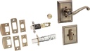 Schlage Lock Company F59FLA609ADDLH Interior Pack Flair Left Handed Interior Pack Lever Set with Single Cylinder Deadbolt and Decorative Addison Rose (Interior Half Only)