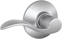 SCHLAGE F10 ACC 626 Accent Passage Lever, Satin Chrome