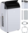 14,000 BTU Portable Air Conditioner for Room, Cools 750 Sq.Ft, 3-in-1 Portable AC Unit Dehumidifier & Fan, 3-Speed, Sleep Mode, Auto Swing, Quiet 52dB, Ideal for Bedroom/Office, Easy Mobility