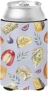 Caroline's Treasures BB5198CC Assortment of Cheeses Can or Bottle Hugger Cooler Washable Drink Sleeve Collapsible Beverage Insulated Holder, Can Hugger, Multicolor