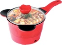 Electric Hot Pot 1.5L, Portable Mini Cooker for Ramen, Soup, Noodles & More – Fast Heating, Adjustable Temp, Non-Stick Pot, Auto Shutoff – Ideal for Dorms, Office, Travel